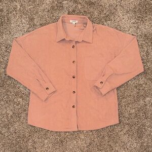 Women’s Andrée By Unit Blush Long Sleeve Corduroy Shirt